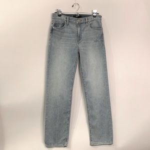 Hudson Jeans Nico mid rise cropped straight in New Dawn size 28